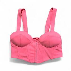 Princess Polly Corset Top 10 Torin Cropped Barbie Pink Rave